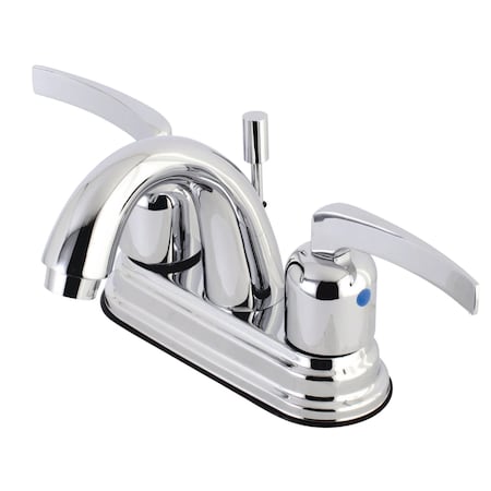 Kingston Brass KB8611EFL 4" Centerset Bathroom Faucet, Polished Chrome KB8611EFL